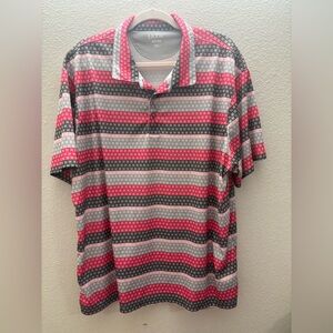 Hogan Men's Red‎ and Gray Polo Shirt
